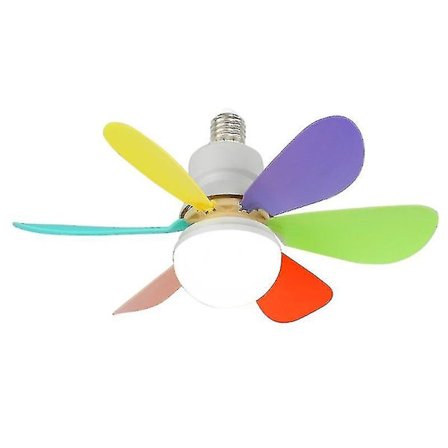 Takvifte med lys 2-i-1 Ac86v-265v 110v 220v Lysekronevifte for innendørs kontor