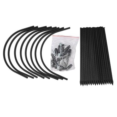 (Sort-8 stk/1 sæt specifikation: H65*B60cm Pakningsstørrelse: 40*26*8cm) Splejset kombineret albuerør (11mm rør)
