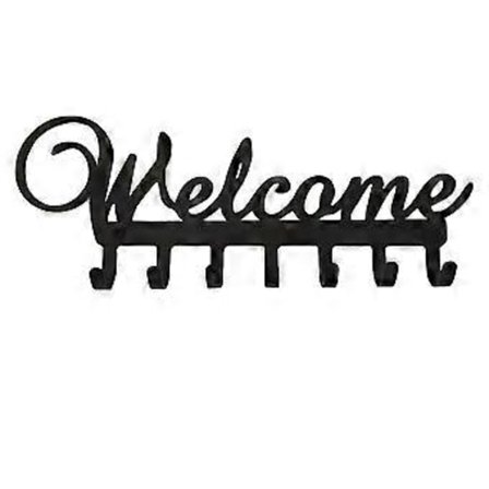 1 st Väggmonterad Hängare med 7 Krokar för Dörr eller Vägg i Vardagsrum