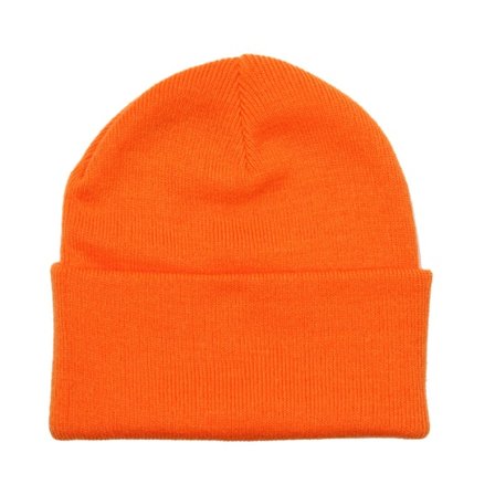 Beechfield - Oranje cuff Beanie - Knitted Beanie Orange - Beanie Basic @ Hatstore