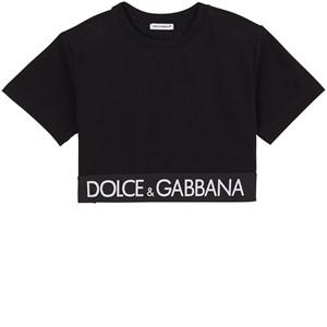 Kids - Dolce & Gabbana Branded Crop Top Black 8 Years - Tops - 8 years - Black
