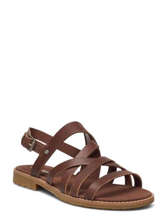 Chicago Riverside Multi Straps Shoes Summer Shoes Flat Sandals Brun Timberland