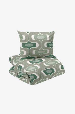 Redlunds - Ludvig 2-d seng - Grøn - Sengesæt - 150X210 - Fra Homeroom