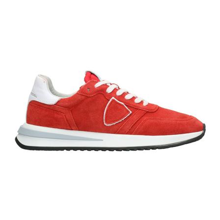 Philippe Model Tropez 2.1 Daim Lave , Rood , Heren , Maat: 43 EU Sneakers