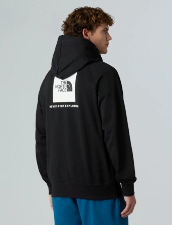 The North Face M Raglan Box Nse Regular Hoodie - Black - S