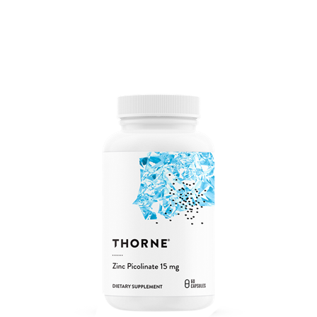Thorne Research Inc. Zinkpikolinat 15 mg 60 kapslar