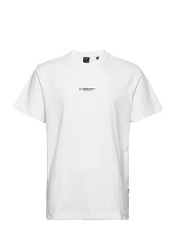 Center Logo Loose R T T-shirts Short-sleeved Vit G-Star RAW