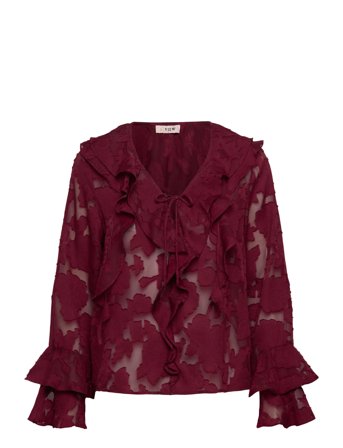 A-View Floretta Blouse - Burgundy - 34