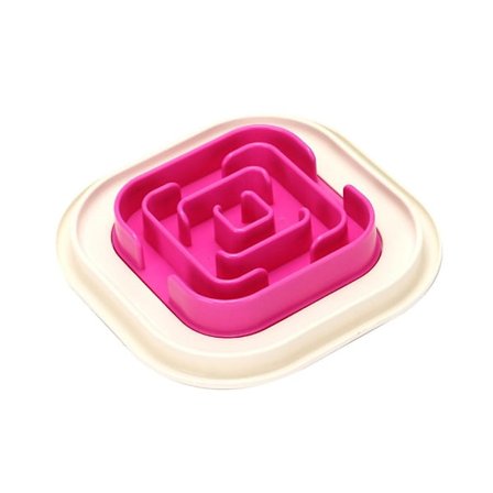 Kæledyrsskål Kæledyrsfoder Skål Hund Kreativ Langsom Madskål Anti Kvælning Langsom Madskål