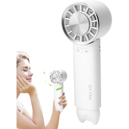 Bærbar Genopladelig Ventilator, Bærbar Personlig Køleenhed, Batteridrevet Ventilator, Håndholdt Ventilator, Perfekt Til Kvinder Mænd Og 