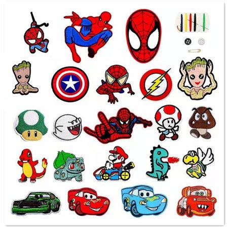 (22 stk) Strykejern-på lapp, Barne strykejern-på lapp, Sy-på klær