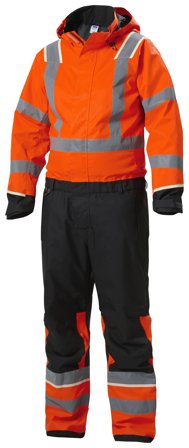 Helly Hansen Workwear UC-ME 71555_169 Vinteroverall varsel, röd/svart S, Arbetskläder