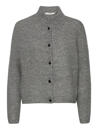 Debbiegz Short Cardigan Noos Strikket Trøje Cardigan Grå Gestuz