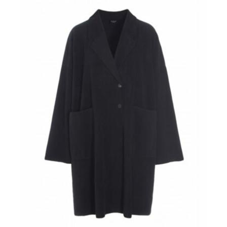 Bitte Kai Rand Single-Breasted Coats Sort, Dame Uldfrakker