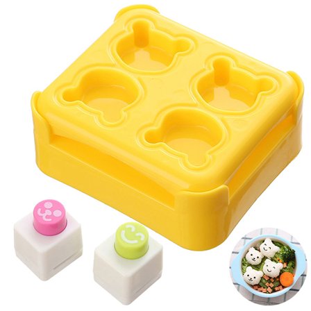 Little Bear Sushi Mold Onigiri Rice Ball Bento Press Maker Mold
