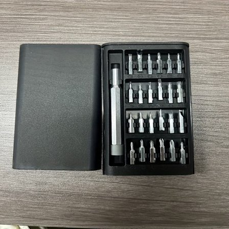 25-i-1 Præcisionsskruetrækkersæt til Multifunktionel Reparation af Telefoner og Tablets, Fremstillet af Holdbar Plast