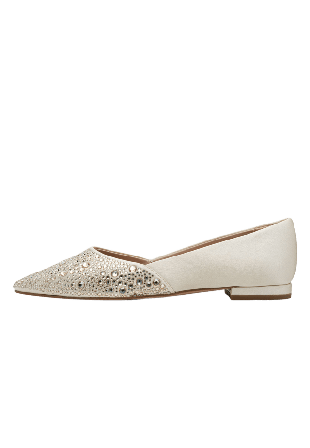Tamaris Ballerina Ballerinaskor Dam Vit 36