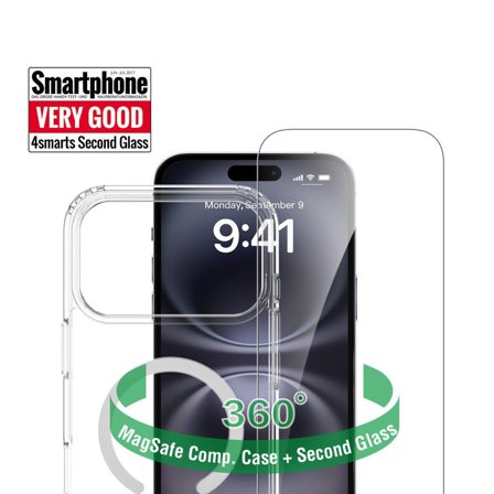 4smarts 360° Premium mobiltelefon etui 17,5 cm (6.9) Ramme Transparent