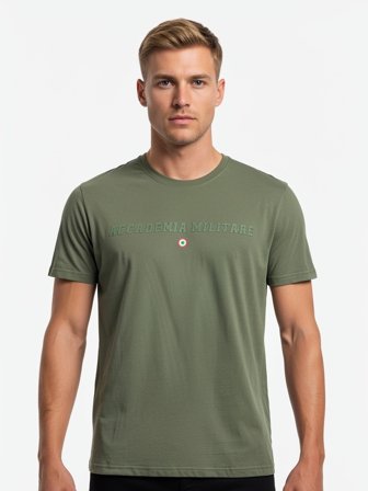 Accademia Militare T-shirt Maniche Corte Uomo Verde