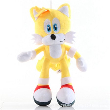 28 cm Sonic Plysch Doll Nyckelring Shadow Hedgehog Uppstoppad Pendel Toy - spot försäljning