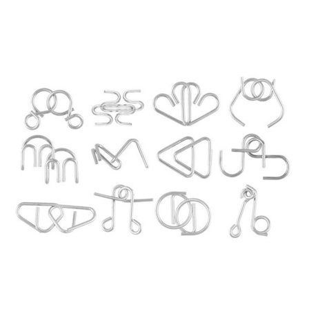 12 kiperää metallipalapeliä - 6-vuotiaille alkaen