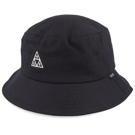 HUF - Svart bucket Hatt - Set Tt Black Bucket @ Hatstore