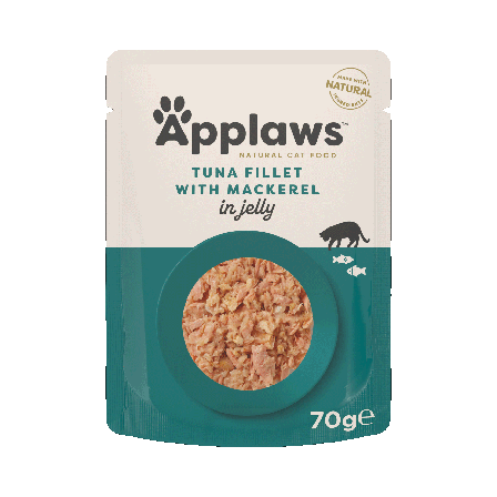 Applaws - Cat Pouch Tunfisk + makrell gelé 70 g - Katt - Kattefôr & kattemat - Våtfôr og våtmat - ZOO.no