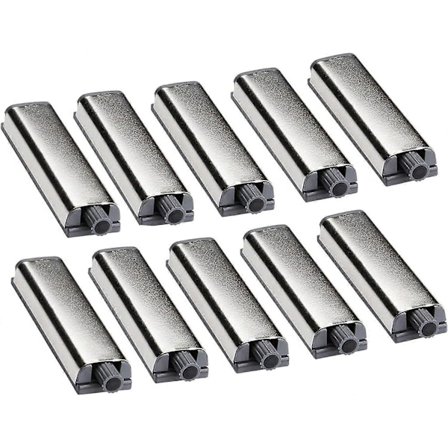 10 kappaleen pakkaus Push to Open -kalustelukko, kaapin jousilukko, vetolaatikoiden painolukko, oven lukko kalusteiden rakentamiseen, teräs, 