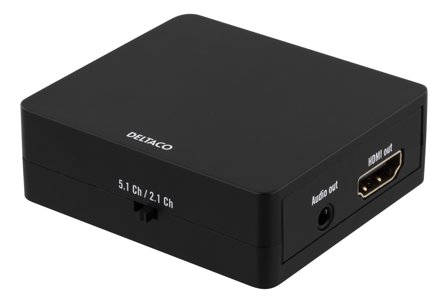 Deltaco HDMI-7038 - HDMI-lydsignalutskiller