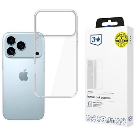 3MK Mobilskal till iPhone 17 Pro Max Clear TPU - Transparent
