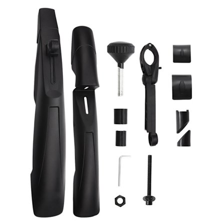 Fällbara Cyklar Stänkskärmar, Förtjockade Mountainbike Främre Bakre Stänkskärm Set