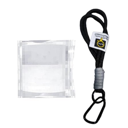 Pixel-Vindue Nøglering Klare Krystaller Glas Pixel-Spejl Filter Nøglering Sjov Pixelerede Linse til Pixel-Visning Effekt