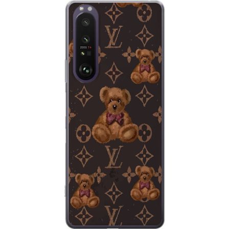 Kompatibelt Mobilskal till Sony Sony Xperia 1 III Björnar med mönster lyx logga mode stil