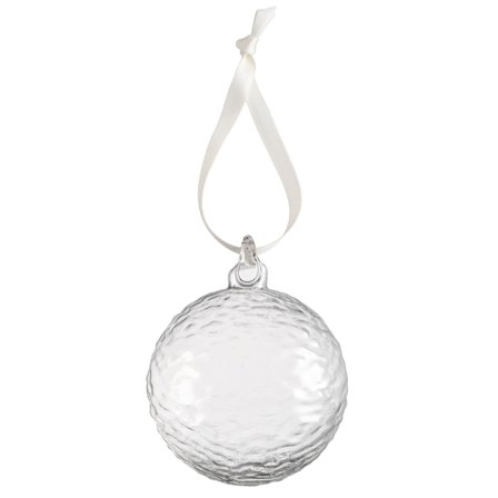 Cooee design Gry Marble julekule, 8 cm' - 'Klar