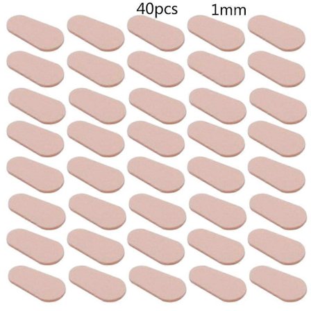 40 st Mjuka Skum Näskuddar Självhäftande Glasögon EVA Näskuddar Halkfria Glasögon Inga Smink Näskuddar Glasögon Näskuddar
