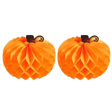 Honeycomb Blomster Papir Græskar SORT