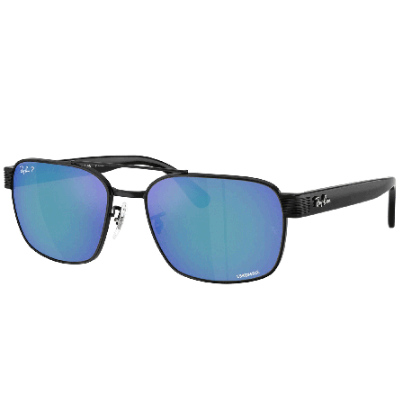 Ray-Ban RB3751 Polar Grey Mirror Blue Polarized