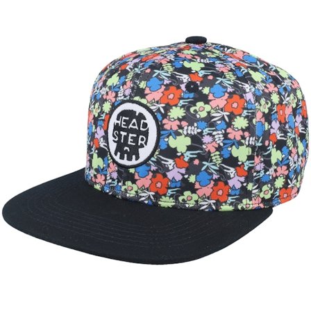 Headster - Kids Shaggy Black Snapback Snapback Black Cap - @ Hatstore