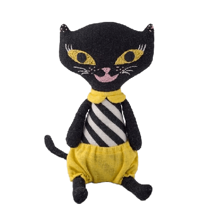 Littlephant Linnedocka Cocco Dockor & figurer Svart