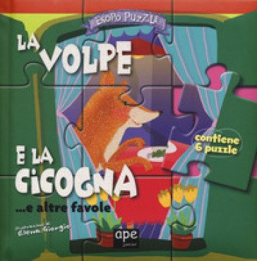 La volpe e la cicogna... e altre favole. Esopo puzzle. Ediz. a colori Elena Giorgio