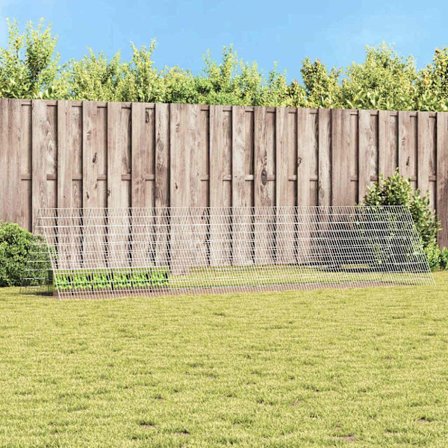 Kaninbur Silver 215 x 100 x 85 cm Galvaniserat Stål