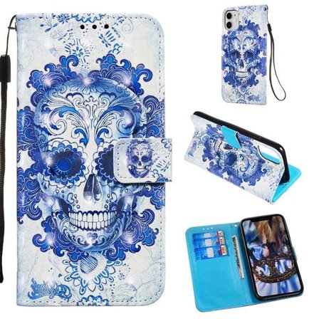 Plånboksfodral Apple iPhone 11 – Döskalle