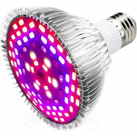 50W 78LED Grow Light Pære Plantebelysning E27 med 7 Bølgelængde AC