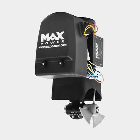 Boegschroef Max Power CT 35, 12 V, 35 KgF, tunnelmontage, 1 schroef, geschikt voor boten tussen 17 - 34 voet (5 - 10 meter)