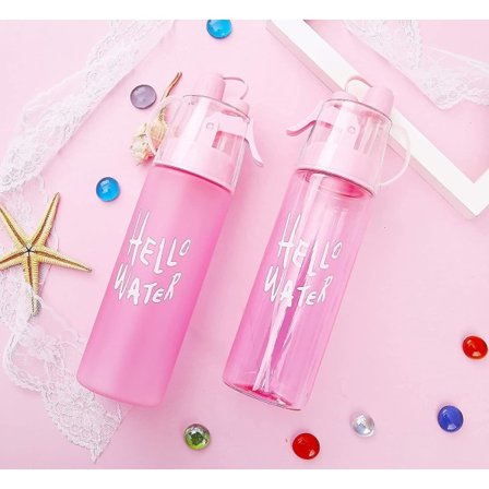 400 ml sprayflaske for vann, BPA-fri sportsflaske