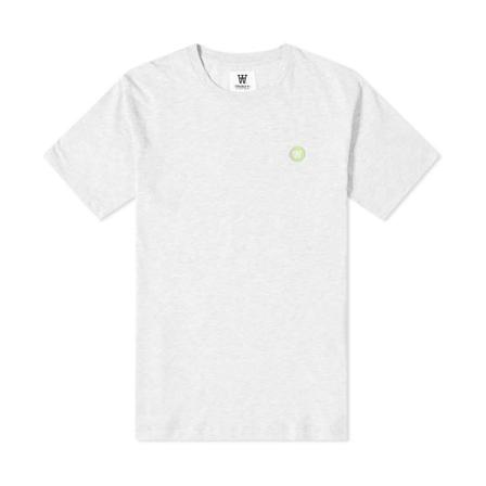 Wood Wood, Ace T-shirt Grijs, Heren, Maat:S