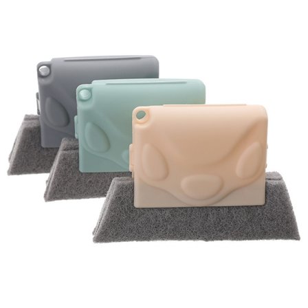 3 stk. vinduesrengøringsbørste, kreativ rillebørste, vinduesrillebørste, hurtig rengøring af alle hjørner og sprækker