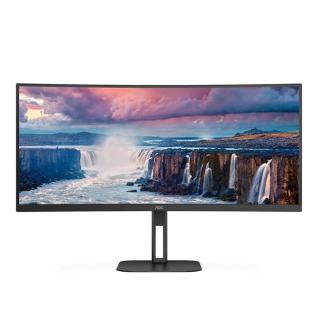 AOC 34inch 3440x1440 100Hz VA CURVED H/A 130MM ULTRAWIDE USB C DISPLAY 65W USB HUB SPEAKERS Low blue light USB C DP HDMI