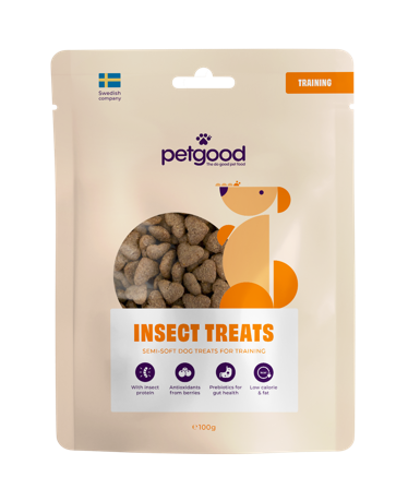Petgood - Hundegodbit med insektprotein 100 g - Hund - Hundegodbiter & tyggebein - Allergivennlig Tygg & godbiter - ZOO.no