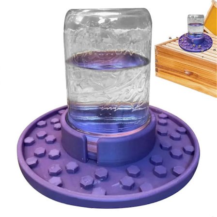 Biedrikker Bikube Mater Sukker Vann For Honningbier Lilla Farge (FMY)